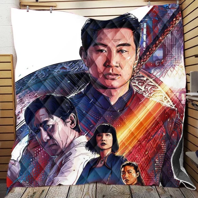Shang-Chi and the Legend of the Ten Rings Movie Poster Quilt Blanket
