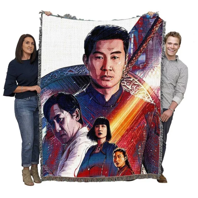 Shang-Chi and the Legend of the Ten Rings Movie Poster Woven Blanket