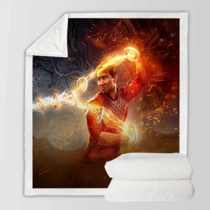 Shang-Chi and the Legend of the Ten Rings Movie Sherpa Fleece Blanket