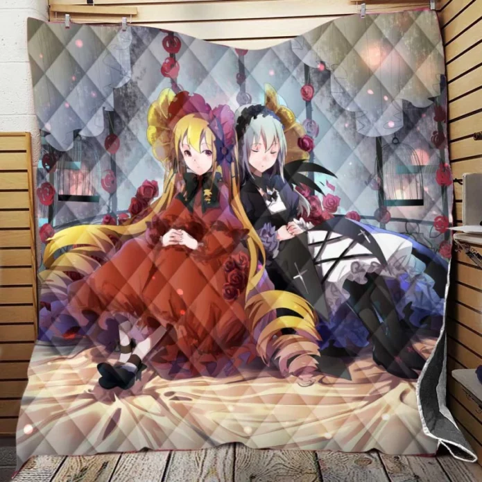 Shinku Suigintou Rozen Maiden Anime Girls Quilt Blanket