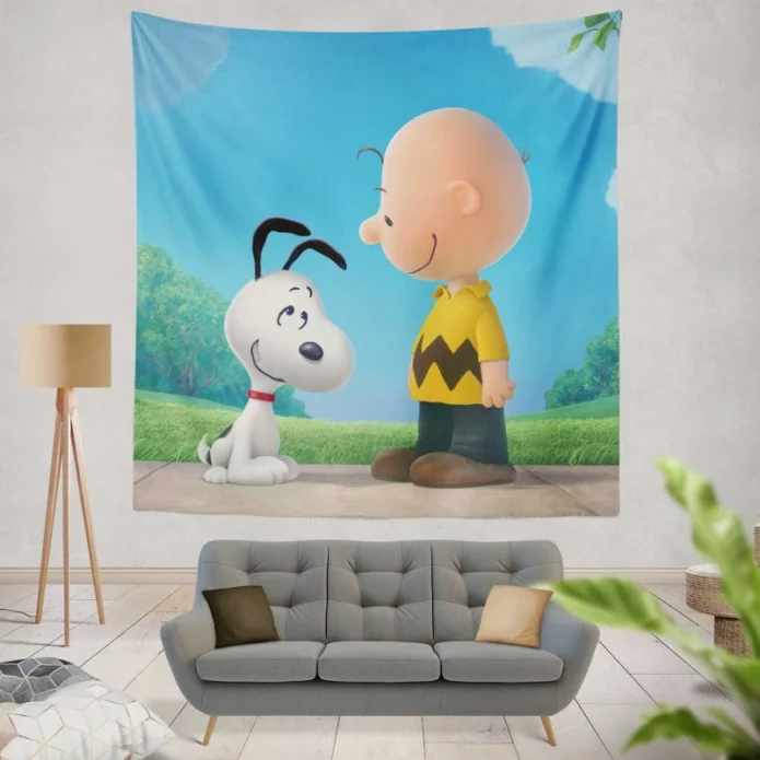 Snoop in The Peanuts Kids Movie Wall Hanging Tapestry