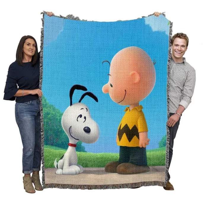 Snoop in The Peanuts Kids Movie Woven Blanket