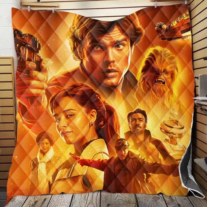 Solo A Star Wars Story Movie Quilt Blanket