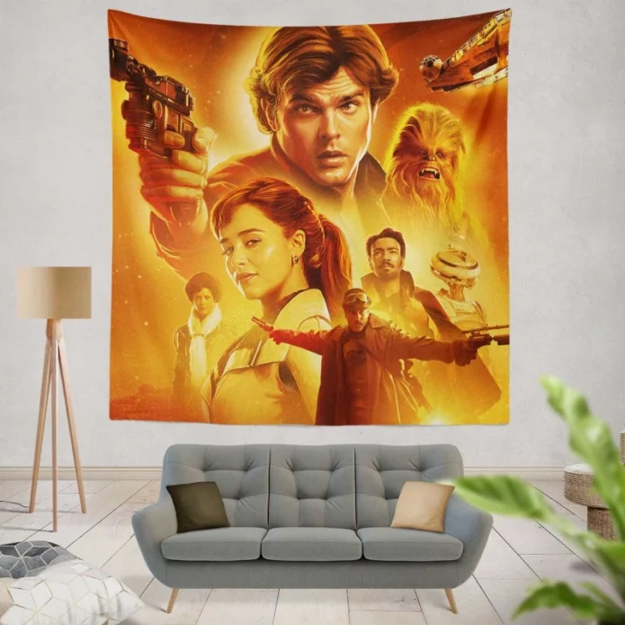 Solo A Star Wars Story Movie Wall Hanging Tapestry