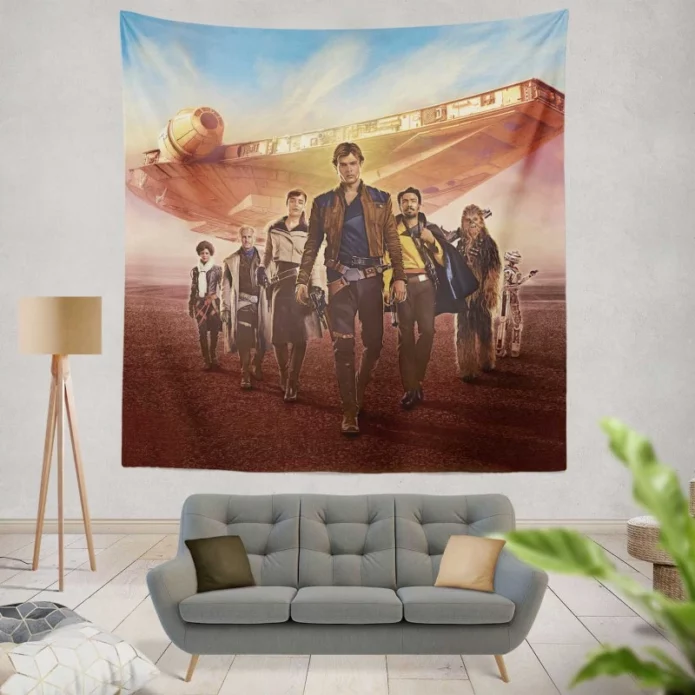 Solo A Star Wars Story Sci-fi Movie Wall Hanging Tapestry