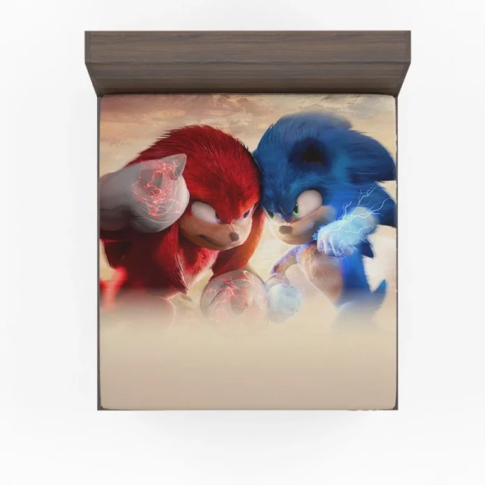 Sonic the Hedgehog 2 Movie Knuckles the Echidna Fitted Sheet