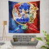 Sonic the Hedgehog 2 Movie Wall Hanging Tapestry
