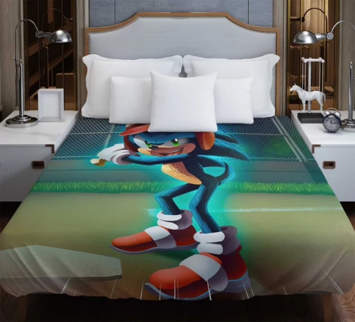 Sonic the Hedgehog Movie Baseball Duvet Cover