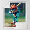 Sonic the Hedgehog Movie Baseball Sherpa Fleece Blanket