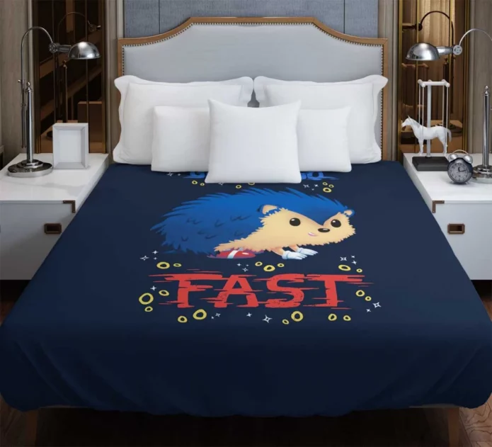 Sonic the Hedgehog Movie Gotta go Fast Duvet Cover