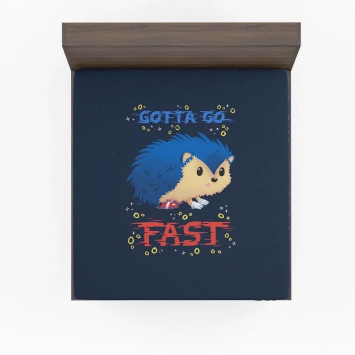 Sonic the Hedgehog Movie Gotta go Fast Fitted Sheet