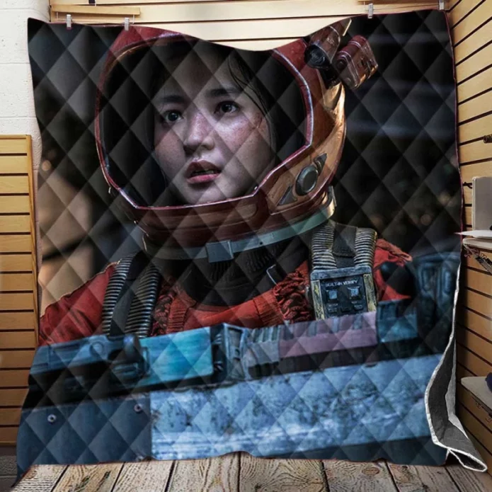 Space Sweepers Movie Kim Tae-ri Captain Jang Quilt Blanket