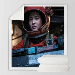 Space Sweepers Movie Kim Tae-ri Captain Jang Sherpa Fleece Blanket