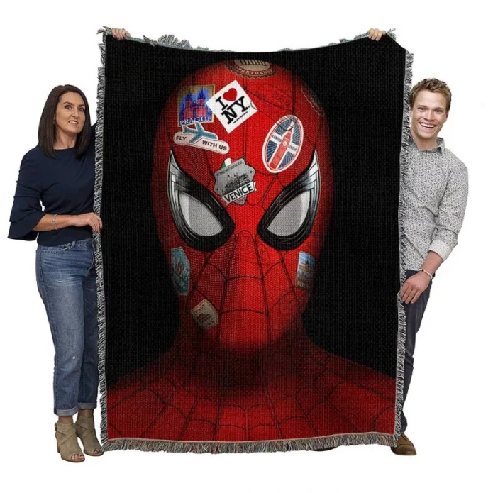Spider-Man Far From Home Marvel MCU Film Woven Blanket