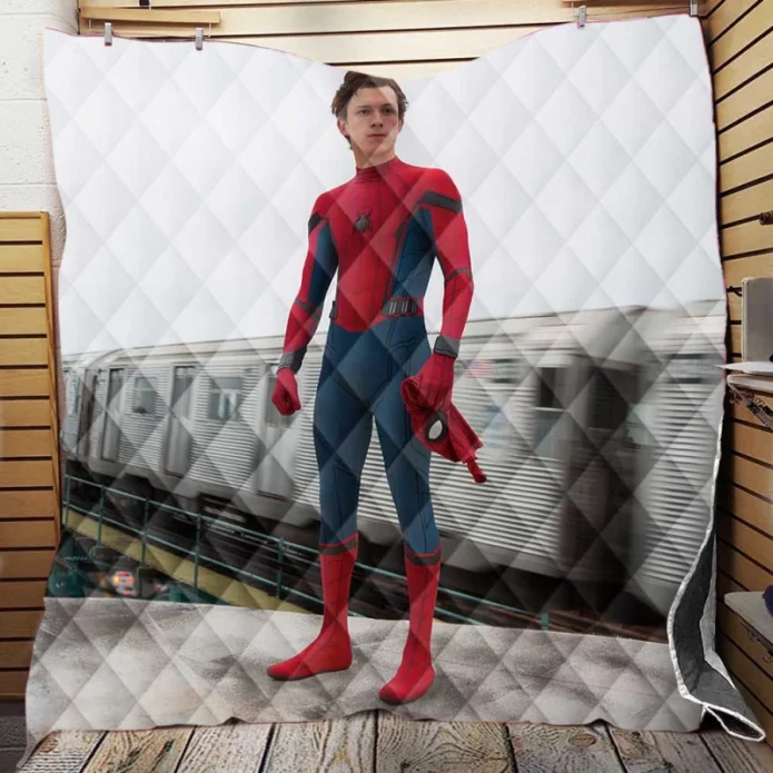 Spider-Man Homecoming Movie Quilt Blanket