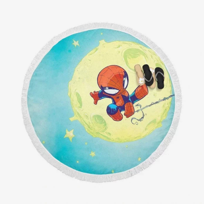 Spider-Man Movie Round Beach Towel