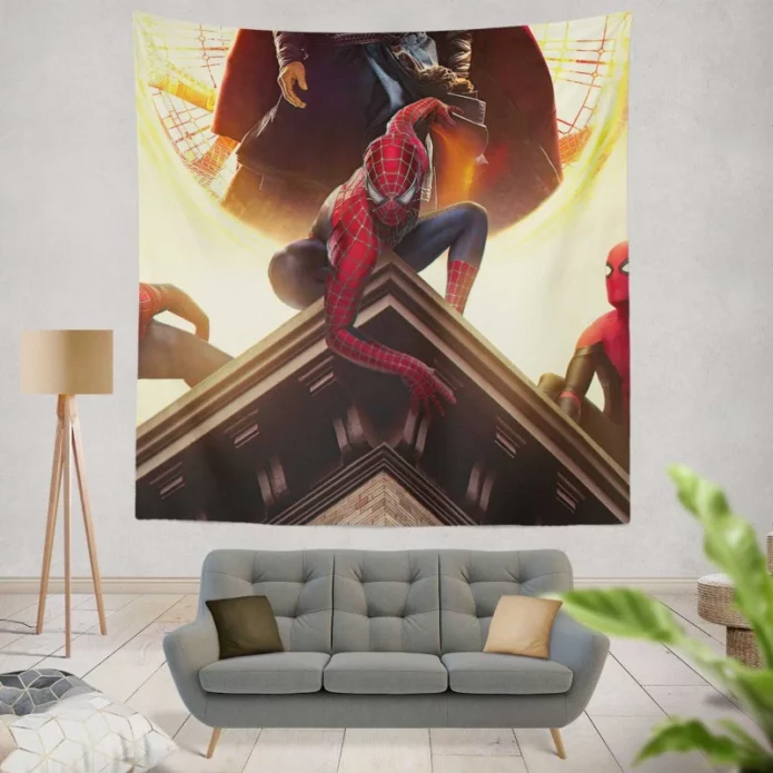 Spider-Man No Way Home Movie Peter Parker Wall Hanging Tapestry