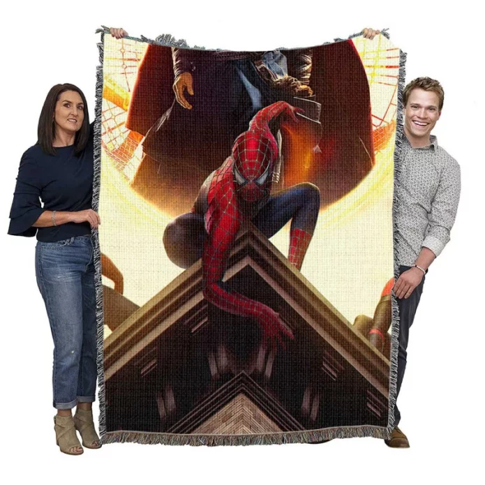 Spider-Man No Way Home Movie Peter Parker Woven Blanket