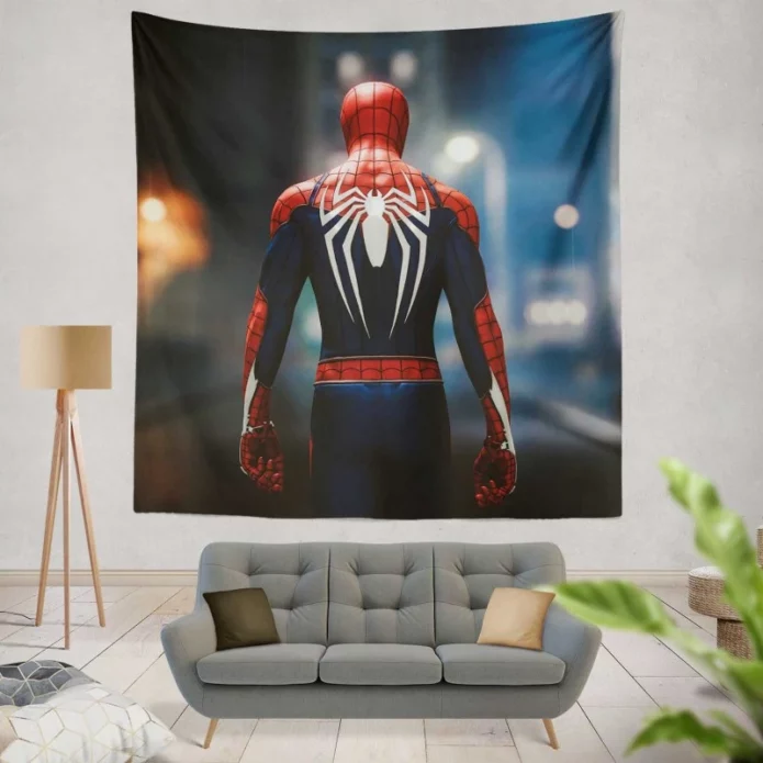 Spider-Man PS4 Advanced Suit Wall Hanging Tapestry
