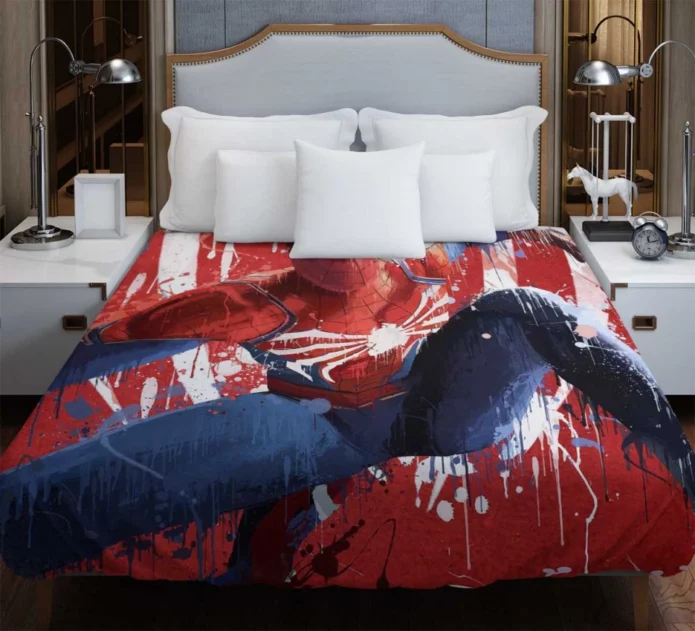 Spider-Man PS4 Marvel Duvet Cover