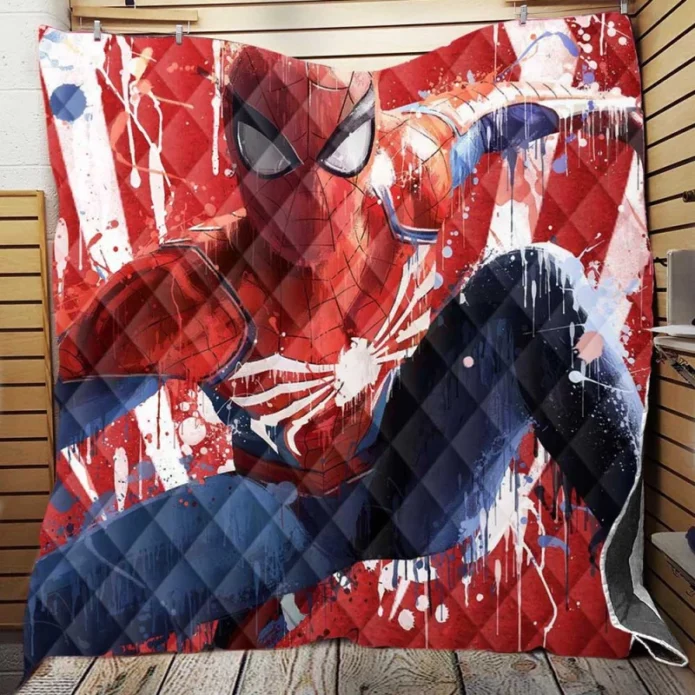 Spider-Man PS4 Marvel Quilt Blanket