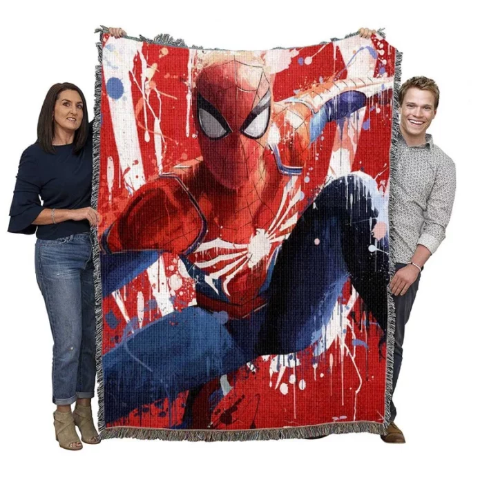 Spider-Man PS4 Marvel Woven Blanket
