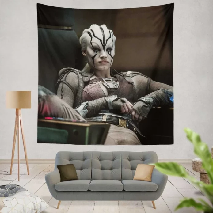 Star Trek Beyond Movie Jaylah Sofia Boutella Wall Hanging Tapestry