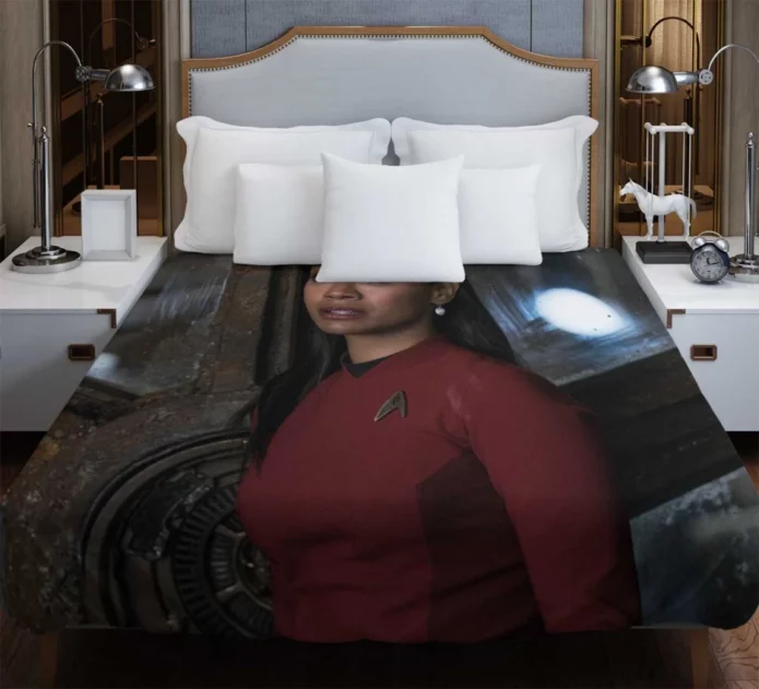 Star Trek Beyond Movie Nyota Uhura Zoe Saldana Duvet Cover