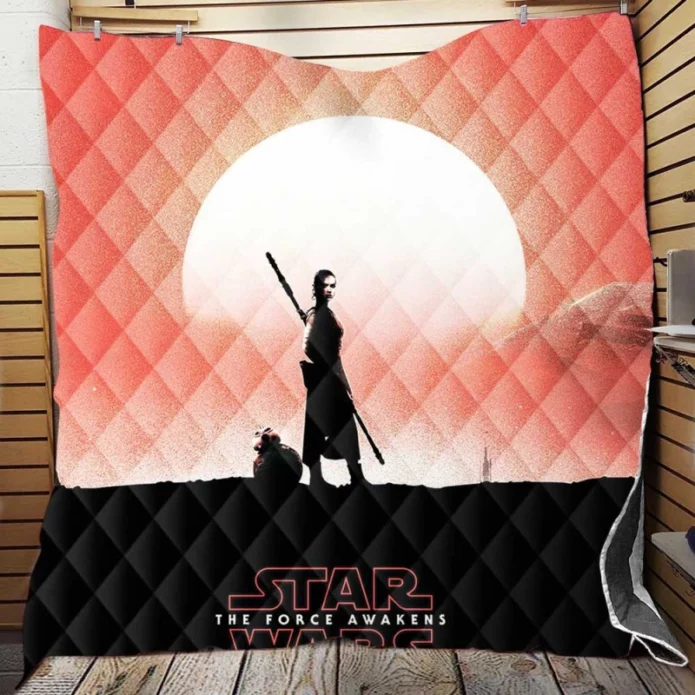 Star Wars Episode VII The Force Awakens Movie BB8 Quilt Blanket