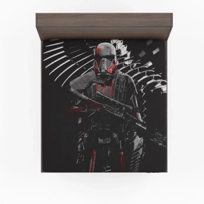 Star Wars Episode VII The Force Awakens Movie Shadow Trooper Fitted Sheet