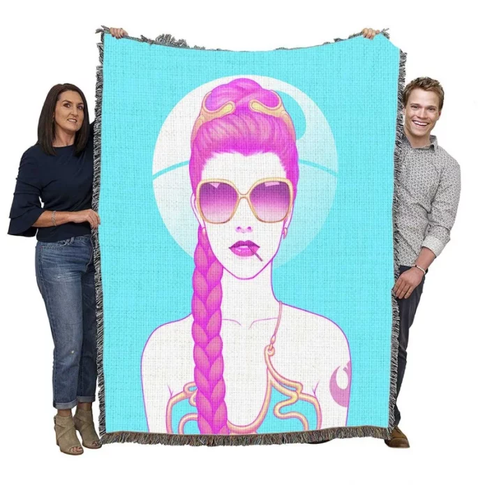 Star Wars Movie Princess Leia Woven Blanket