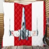 Star Wars Movie X-wing Starfighter Quilt Blanket