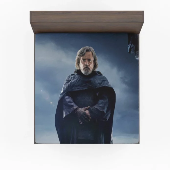 Star Wars The Last Jedi Movie Mark Hamill Luke Skywalker Fitted Sheet