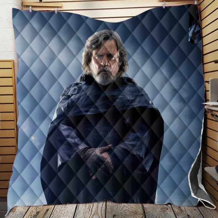 Star Wars The Last Jedi Movie Mark Hamill Luke Skywalker Quilt Blanket