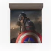 Steve Rogers as Captain America in Avengers Endgame Movie Fitted Sheet
