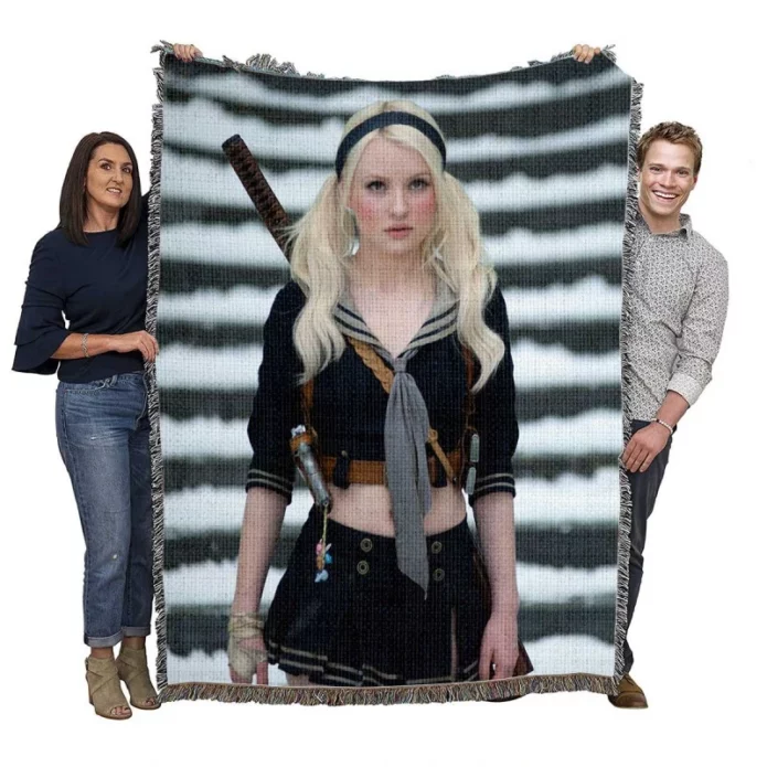 Sucker Punch Movie Emily Browning Babydoll Woven Blanket