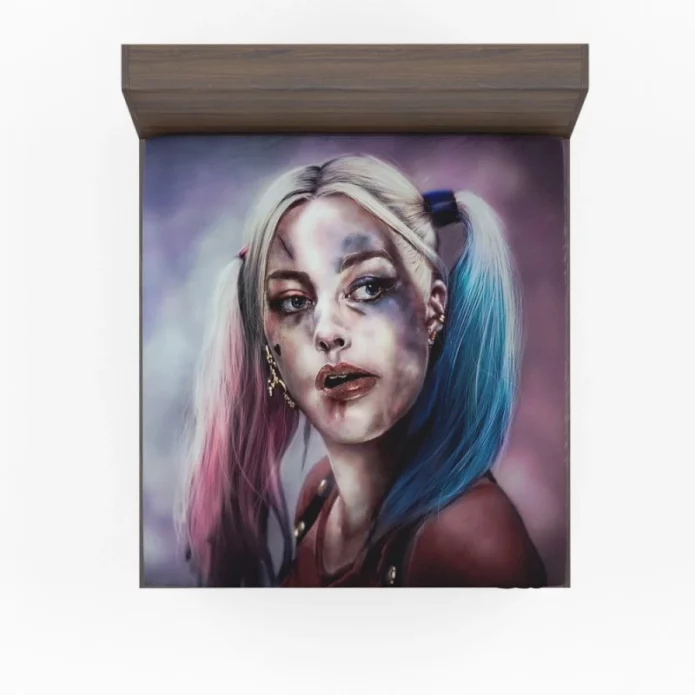 Suicide Squad Movie Harley Quinn Fitted Sheet