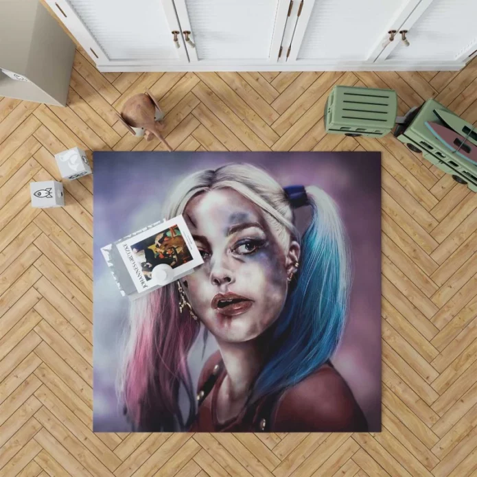 Suicide Squad Movie Harley Quinn Rug