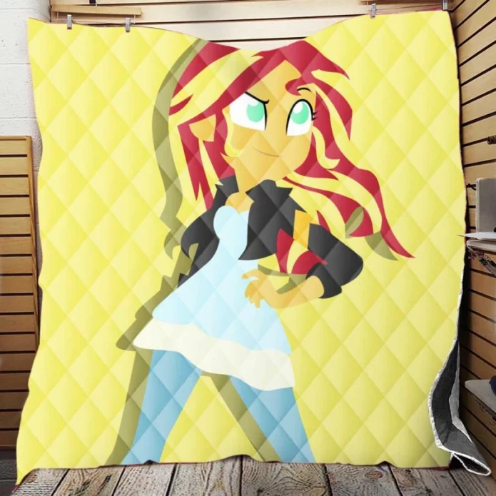 Sunset Shimmer My Little Pony Friendship Is Magic Quilt Blanket