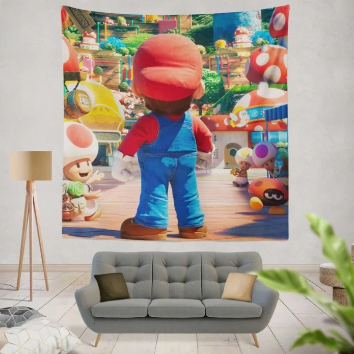 Super Mario Bros Movie Wall Hanging Tapestry
