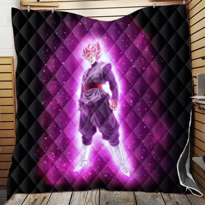 Super Saiyan Rose Goku Black Dragon Ball Super Quilt Blanket