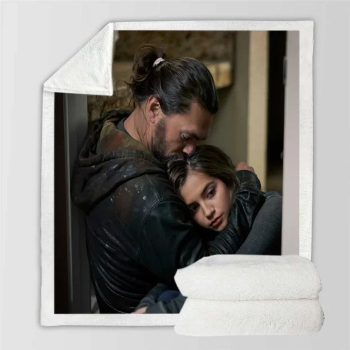 Sweet Girl Movie Jason Momoa Isabela Merced Sherpa Fleece Blanket