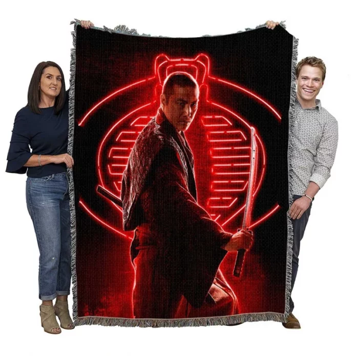 Takehiro Hira As Kenta In Snake Eyes GI Joe Origins Movie Woven Blanket