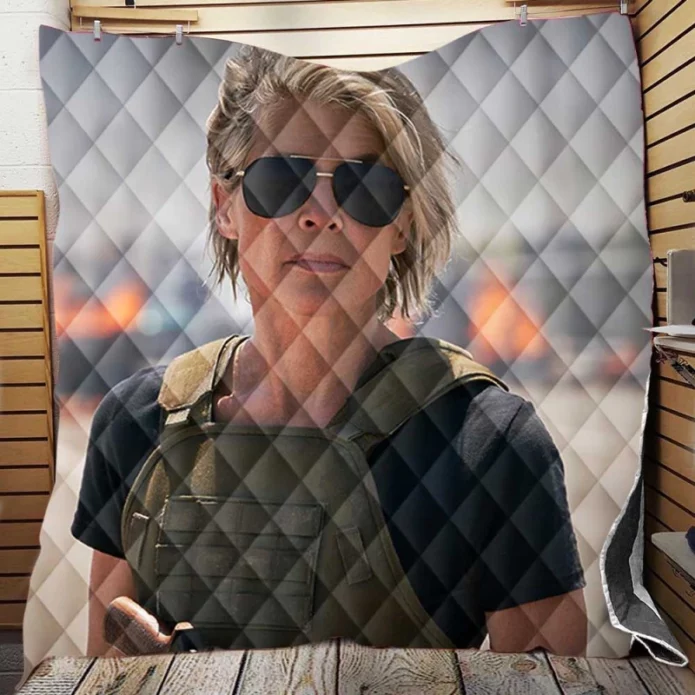 Terminator Dark Fate Movie Sarah Connor Quilt Blanket