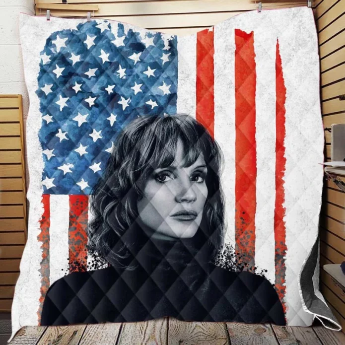 The 355 Movie Jessica Chastain Quilt Blanket