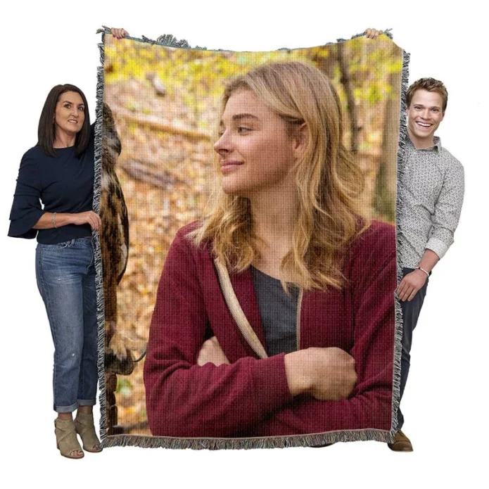 The 5th Wave Movie Chloe Grace Moretz Sci-fi Woven Blanket