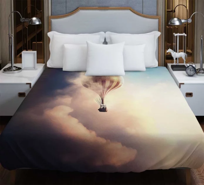 The Aeronauts Movie Hot Air Balloon Duvet Cover