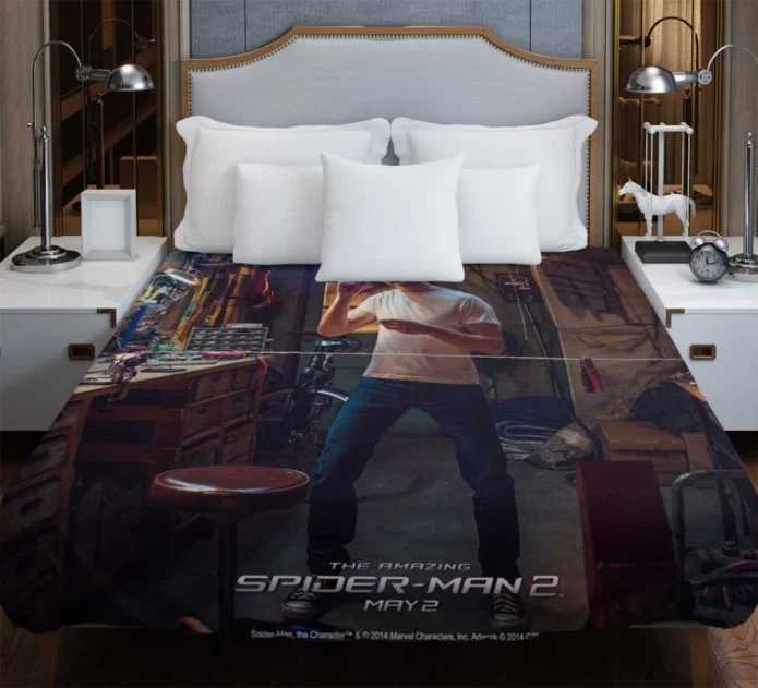 The Amazing Spider-Man 2 Movie Andrew Garfield Duvet Cover