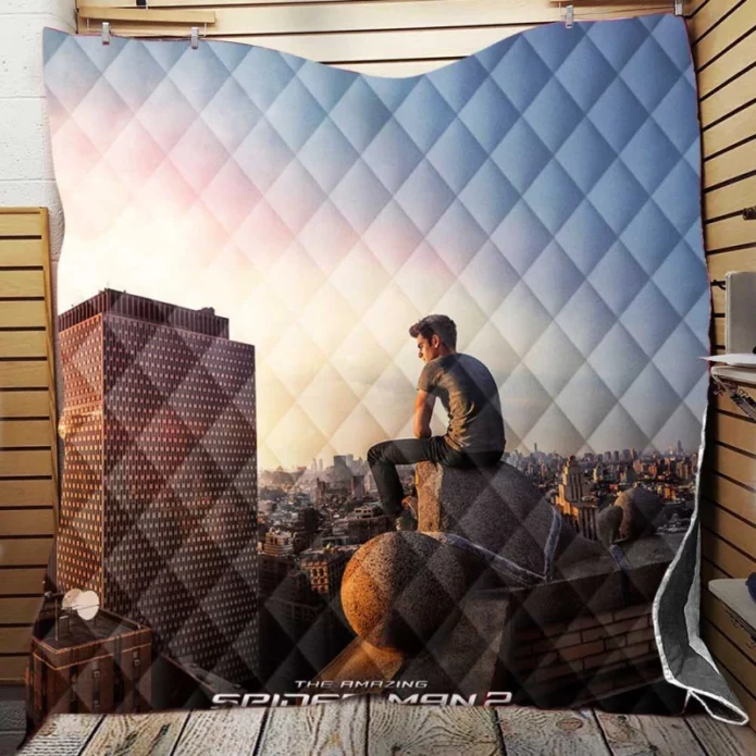 The Amazing Spider-Man 2 Movie Peter Parker Quilt Blanket