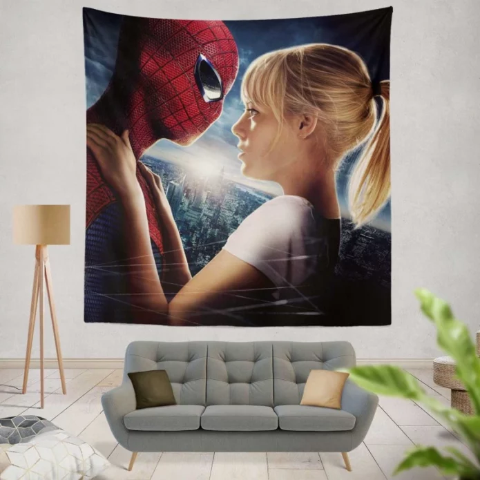 The Amazing Spider-Man Movie Gwen Stacy Wall Hanging Tapestry